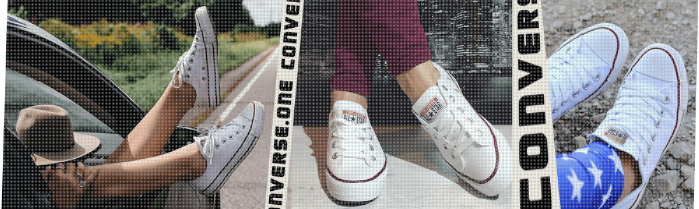 Кеды Converse белого цвета | Белые Конверсы